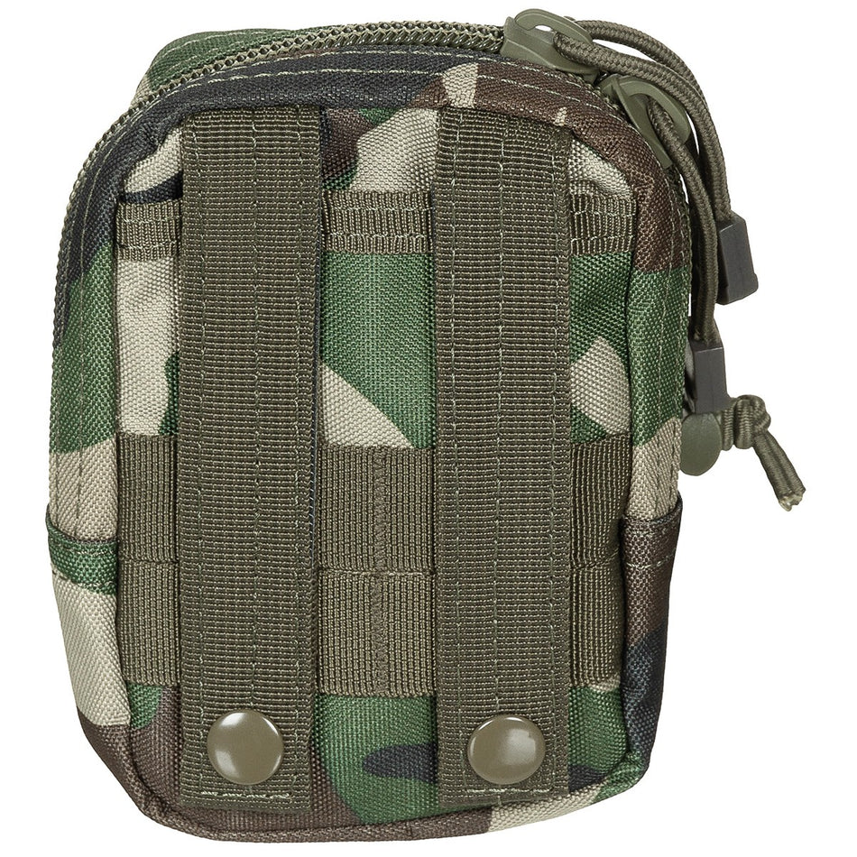 Army EDC Multi Use Utility Pouch Belt Or Vest Pouch Molle Woodland Camo