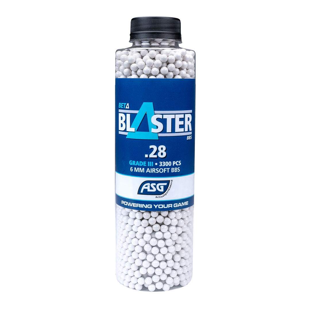 ASG Beta Blaster Grade III Airsoft BBs 0.28g 3300 1 Bottle