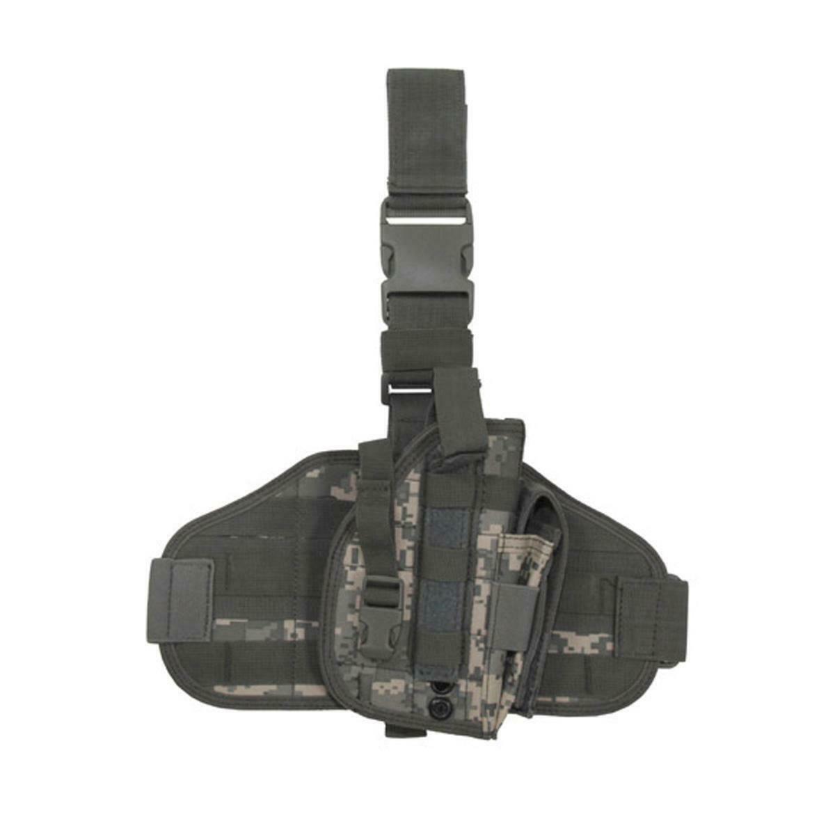MFH Drop Leg Pistol Holster With Molle Leg Panel At Digital 