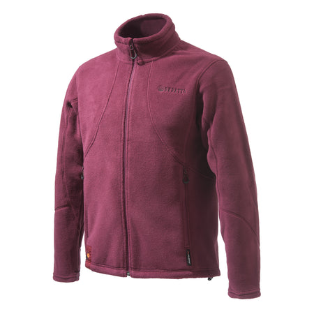 Beretta Active Polartec Track Fleece Jacket Burgandy