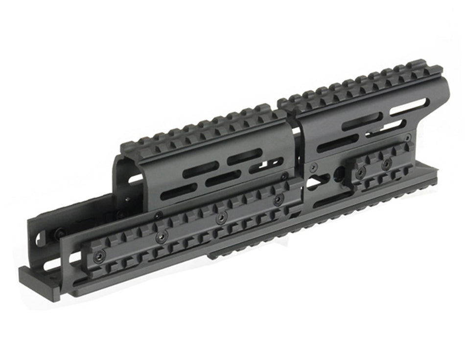 Cyma Airsoft AK Modular Key-Mod Front Handguard Long Black