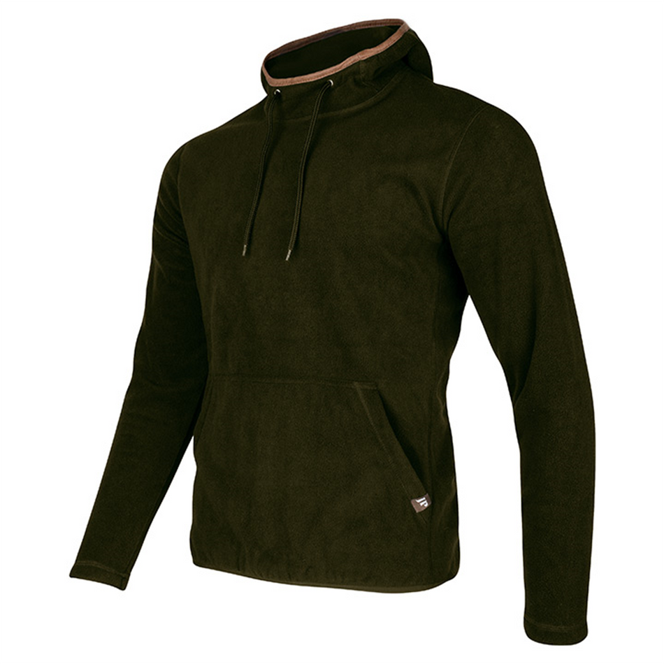 Jack Pyke Country Mens Fleece Pullover Hoodie Dark Olive 