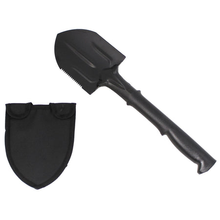 MFH Lightweight Spade Nylon Handle Black