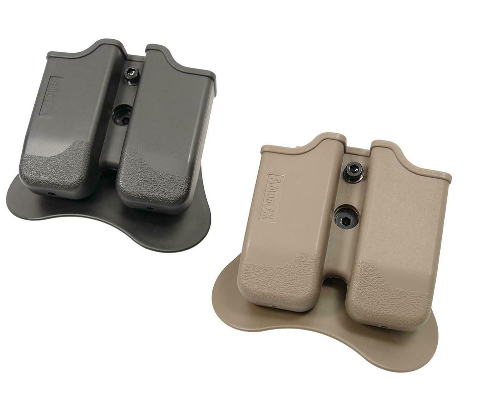 Amomax Poly Double Pistol Magazine Pouch G17/18/19 