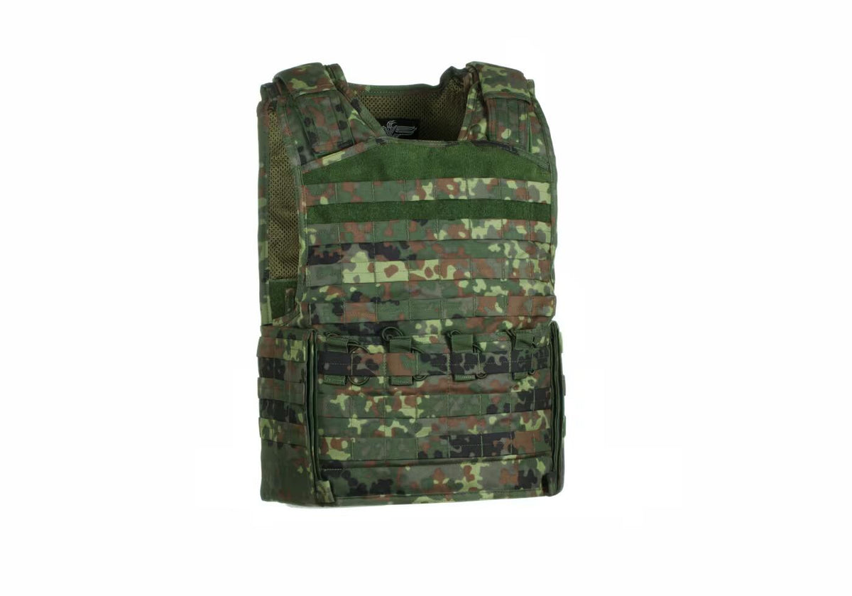 Invader Gear Mod Carrier Combo Molle Vest SAPI Flecktarn Camo
