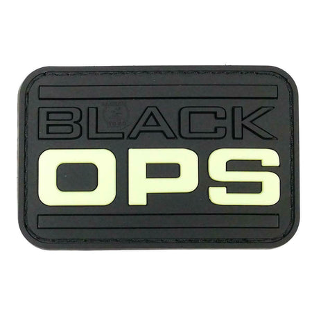 Rubber Black Ops Airsoft Patch Glow In The Dark Swat