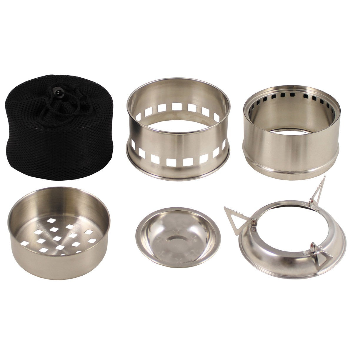 Fox Outdoors Compact Cooking Stove Forest Stainless Steel