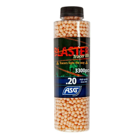 ASG Blaster Red Tracer Airsoft bb’s 0.20g 3300 Bottle