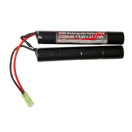 ASG Airsoft Rifle Crane Stock Battery 9.6V 2200mAh NiMH Tamiya Connector