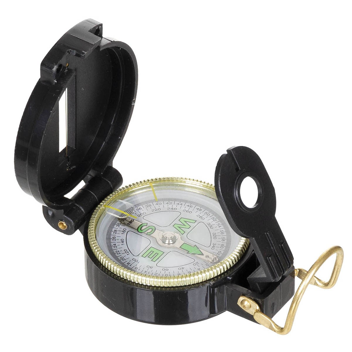 MFH Scout Pocket Compass Plastic Body Black