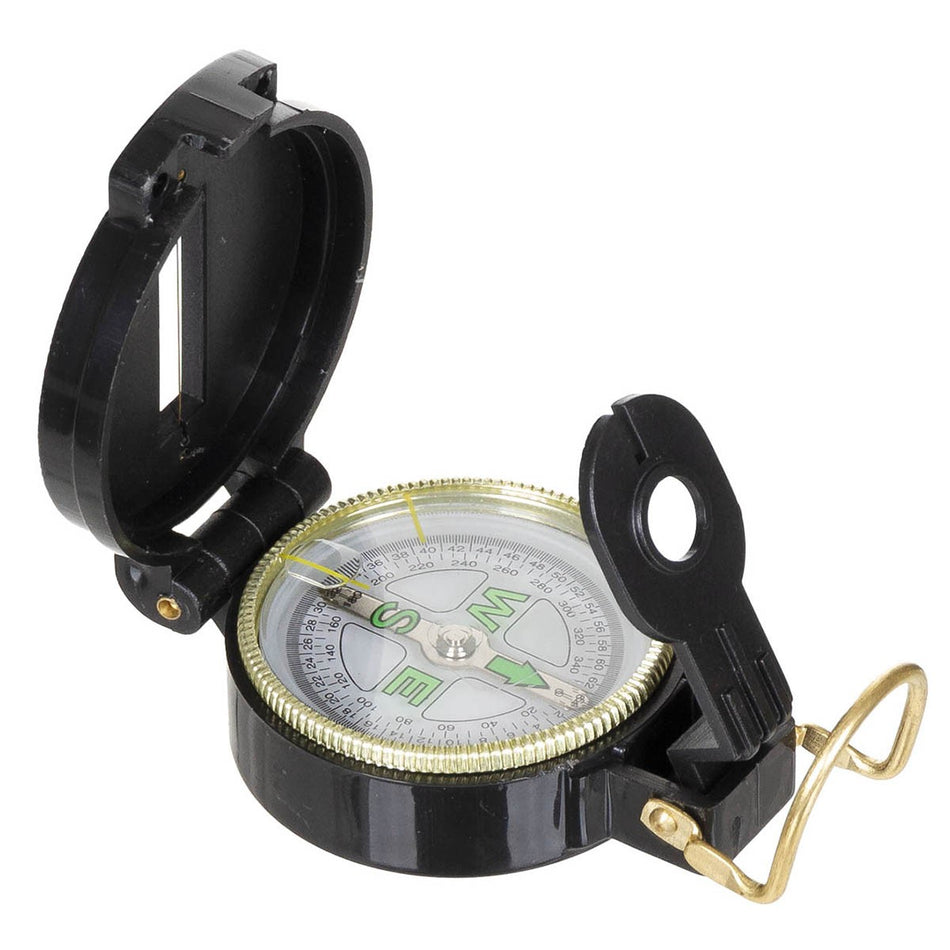 MFH Scout Pocket Compass Plastic Body Black