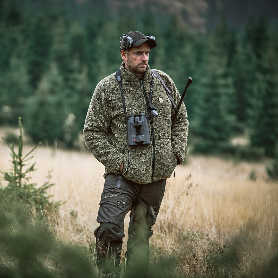 Deerhunter Mens Germania Fibre Pile Fleece Jacket Cypress