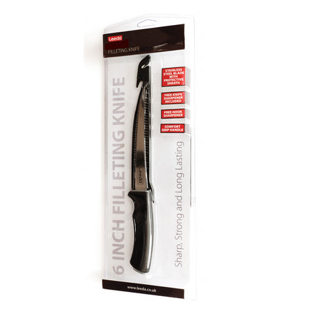 Leeda Comfort Grip Fish Fillet Knife 6”