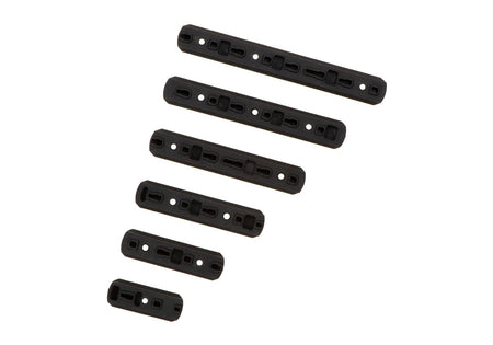 Wadsn MP Airsoft Rail Set for Keymod & M-LOK 6 Pack Black