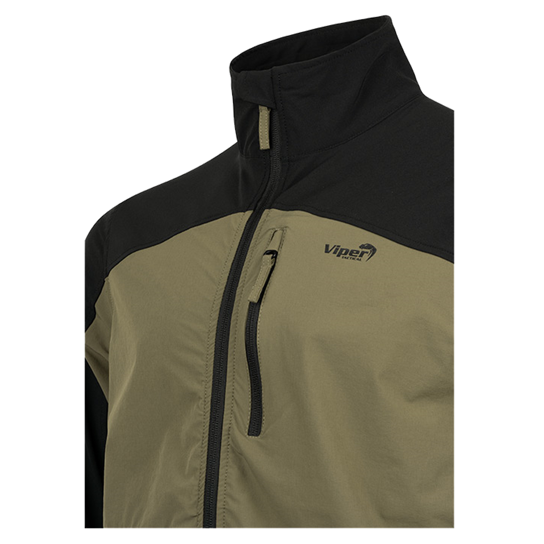 Viper Mens Lightweight Softshell Jacket Green