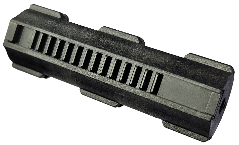 FPS ZERO-SHOCK Carbon Fiber Lightened Airsoft Piston Full Metal Teeth 