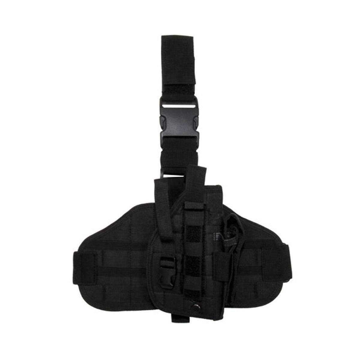 MFH Pistol Leg Holster with Molle Platform Black