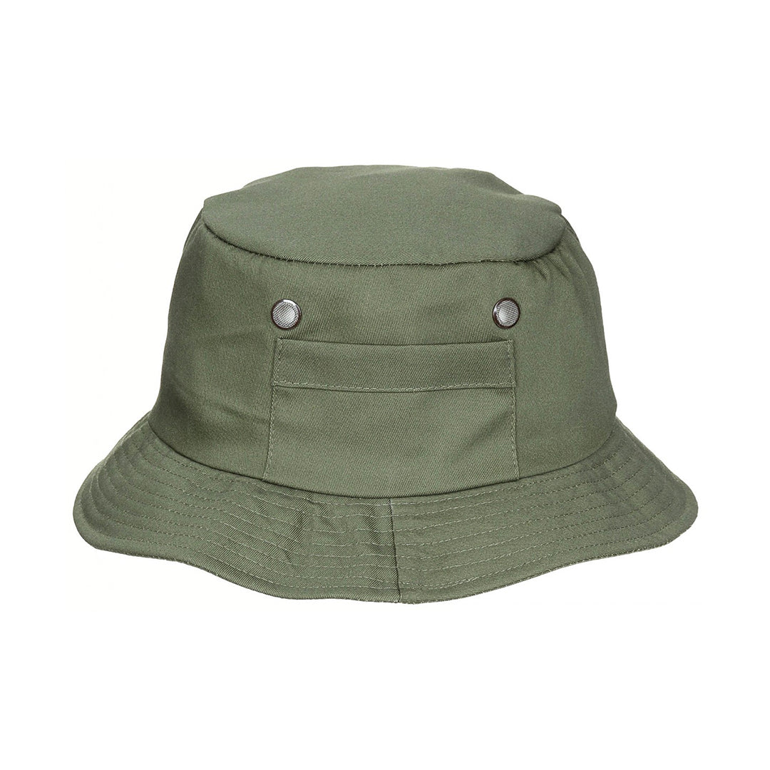 MFH Fishing Boonie Hat with Small Side Pocket OD Green