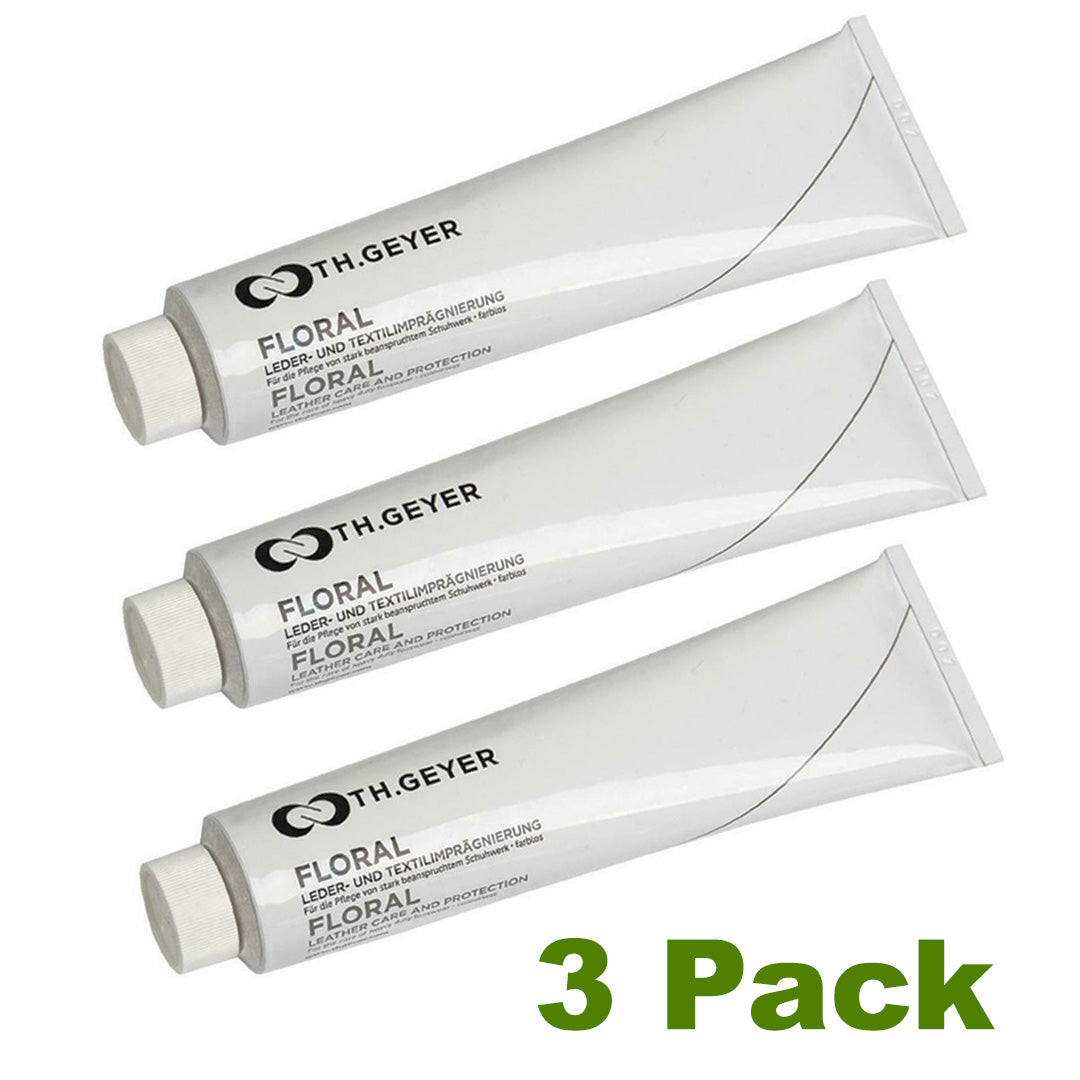 Mil-Tec Floral Leather Boot Care Cream Water Repellent Colourless 3 Pack