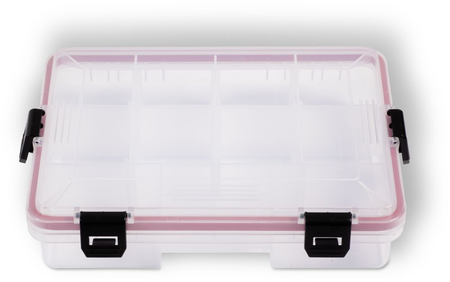 Magic Trout Small Tackle Box Clear Watertight Fishing Accessory Box