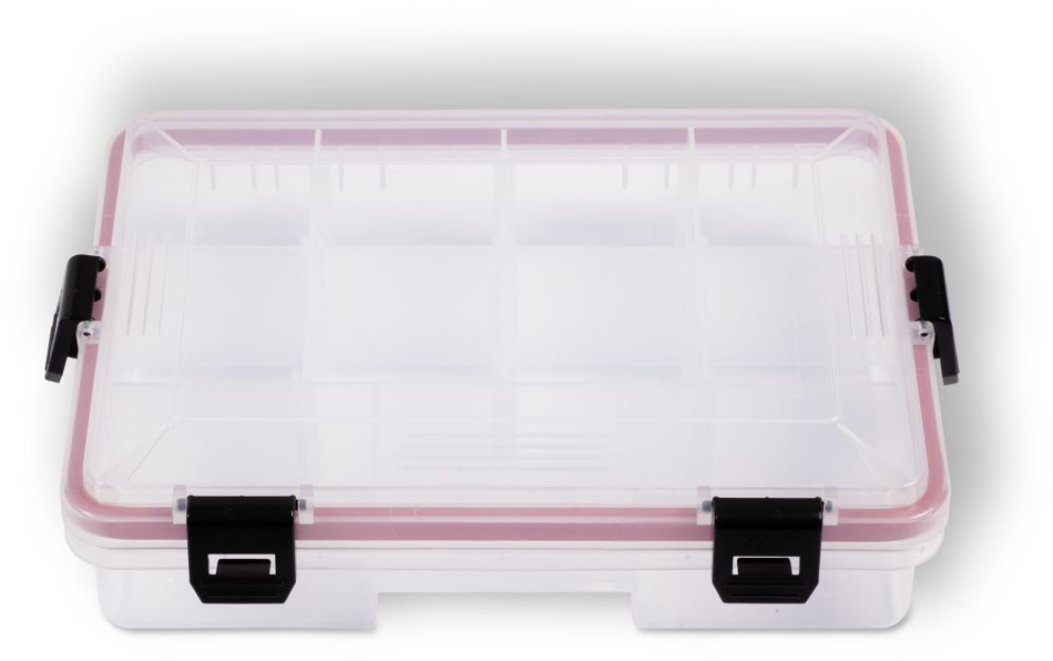 Magic Trout Small Tackle Box Clear Watertight Fishing Accessory Box