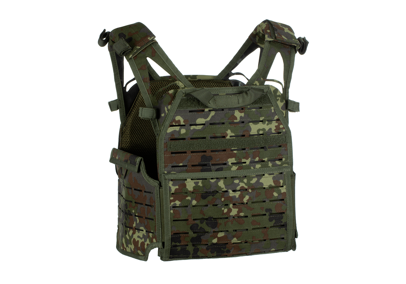 Invader Gear Reaper Plate Carrier Assault Vest Flecktarn Camo
