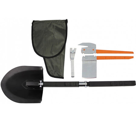MFH SOS Multifunction Rescue Set Spade AXE Saw Crowbar