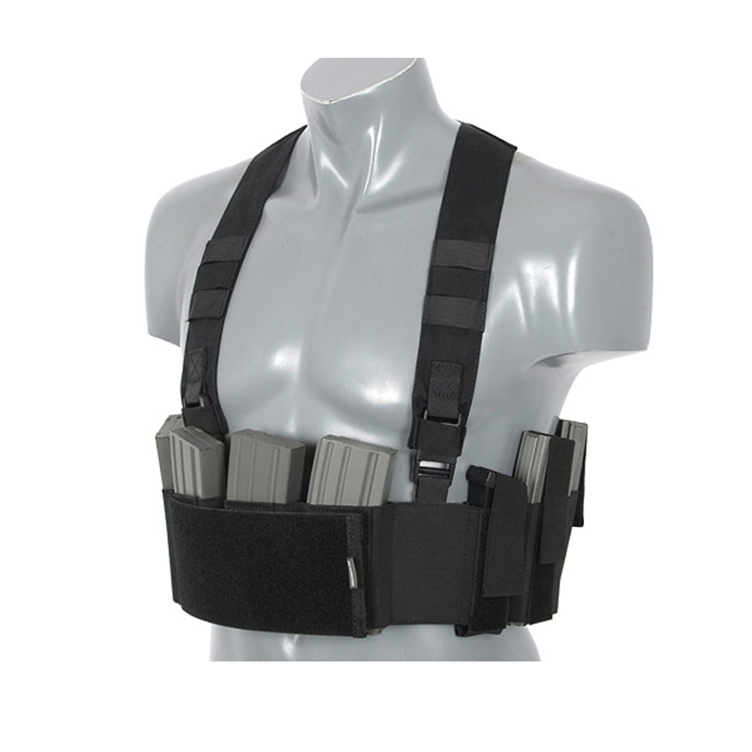 Amomax Light Weight Speed Chest Rig Vest Black 