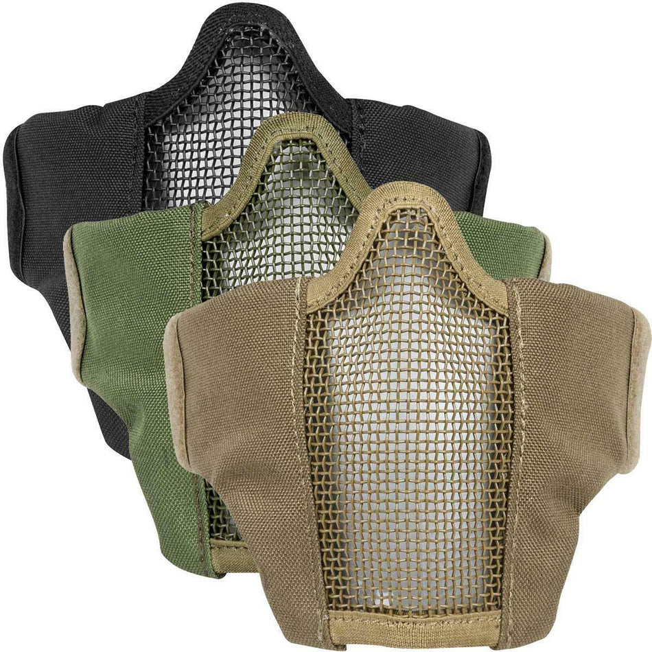 Valken Airsoft V7 Tango Comfort Fit Fabric and Mesh Lower Face Mask