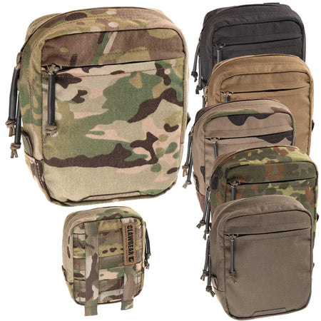 Clawgear Medium Vertical Utility Pouch Zipped Core Molle