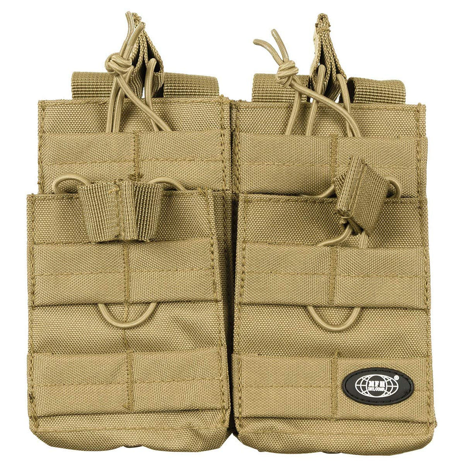 MFH Quad Airsoft Magazine Pouch Molle Coyote