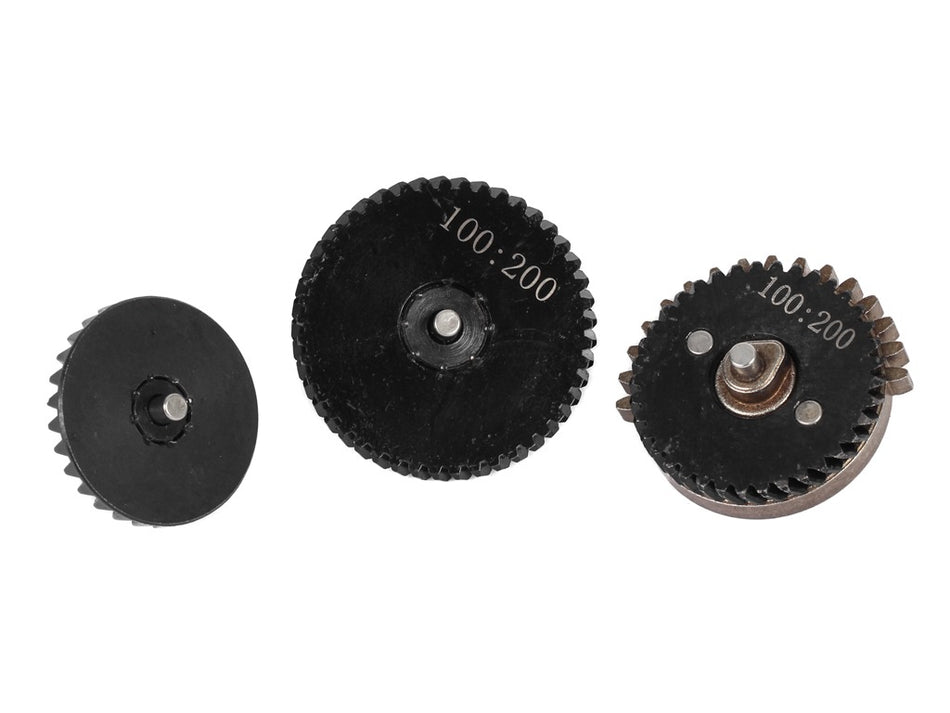 AirsoftPro Gearbox CNC Torque Up Gear Set 100:200 V2 V3 