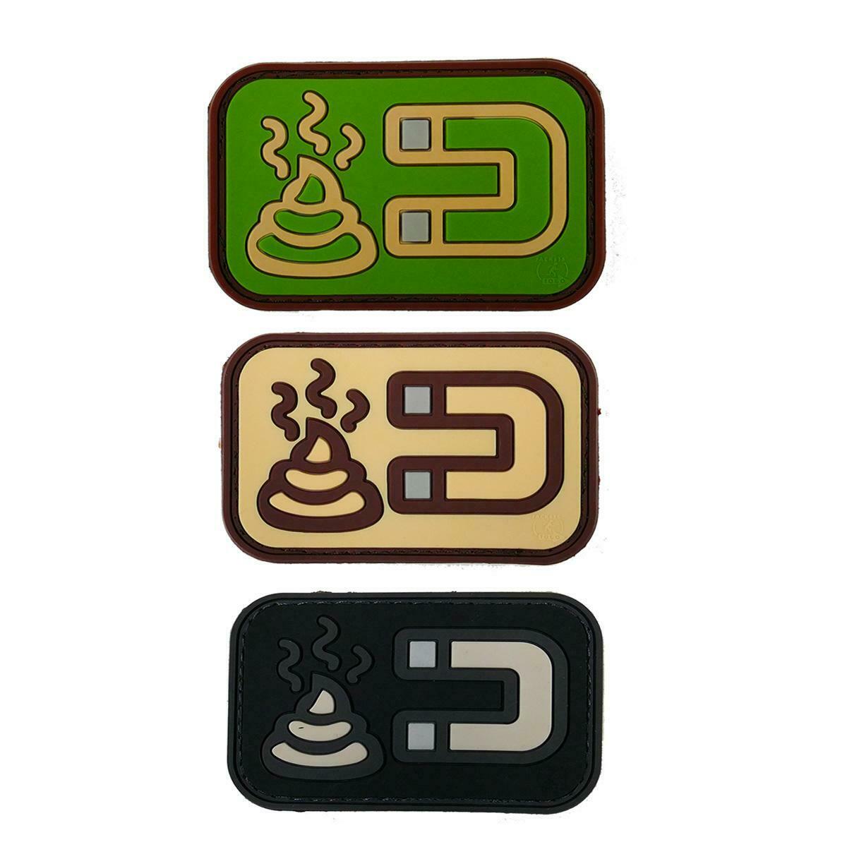Rubber SH*T Magnet Moral Patch PVC 