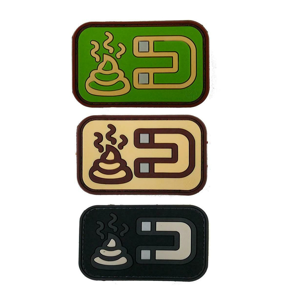 Rubber SH*T Magnet Moral Patch PVC 