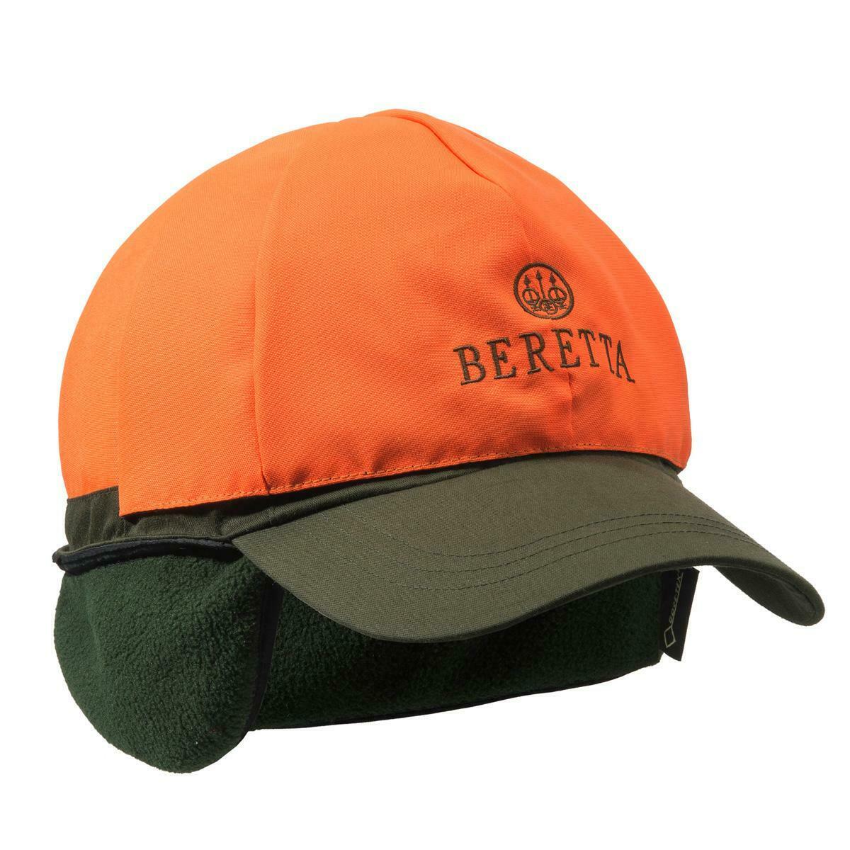 Beretta Gortex GTX Forest Reversible Cap Hat Green Orange