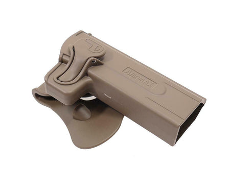 Amomax Retention Holster STI Hi-Capa 2011 Series Pistols FDE R/H 