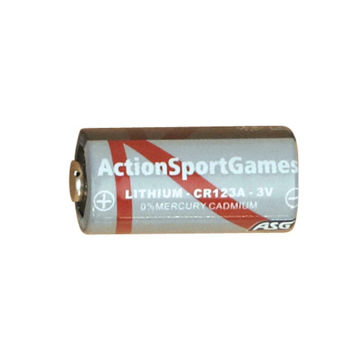 ASG 3V CR123A Lithium Battery 2 Pack Torch Laser