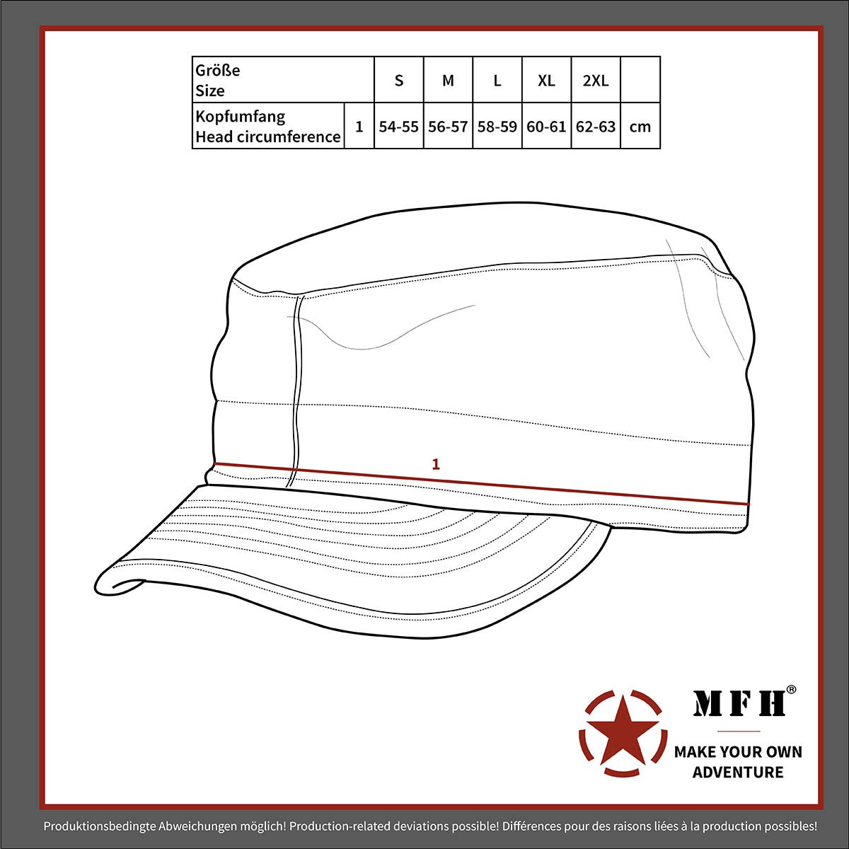 MFH US Army Style Combat Field Cap HDT Everglade