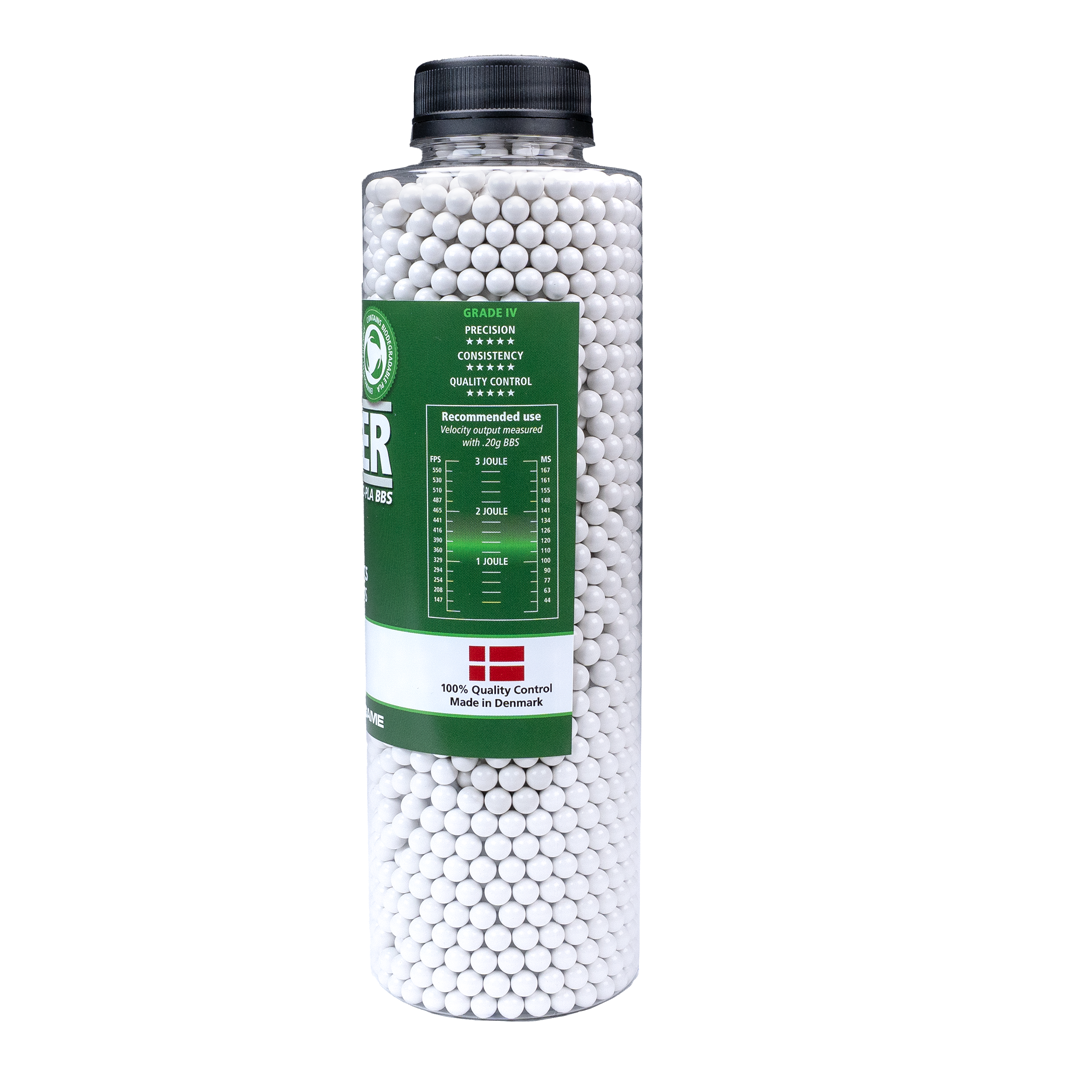 ASG Alpha Blaster Bio PLA Airsoft BB’s 0.25g 3300 X 1 Bottle