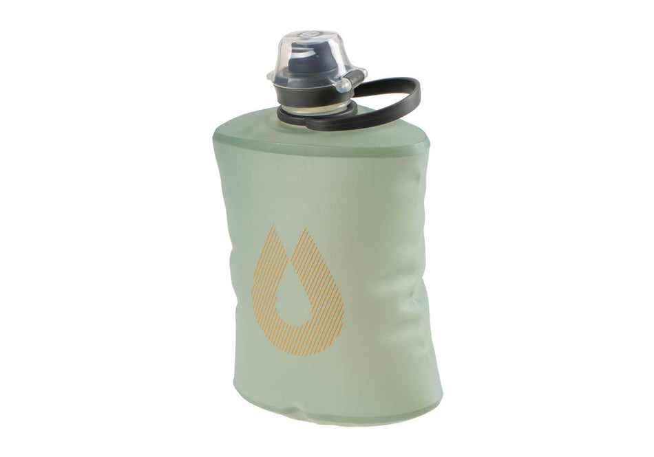 Hydrapak STOW Foldable Water Bottle 500ml Green