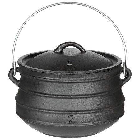 Fox Outdoors Cast Iron Fire Camping Cooking Pot Oven 5.0 ltr