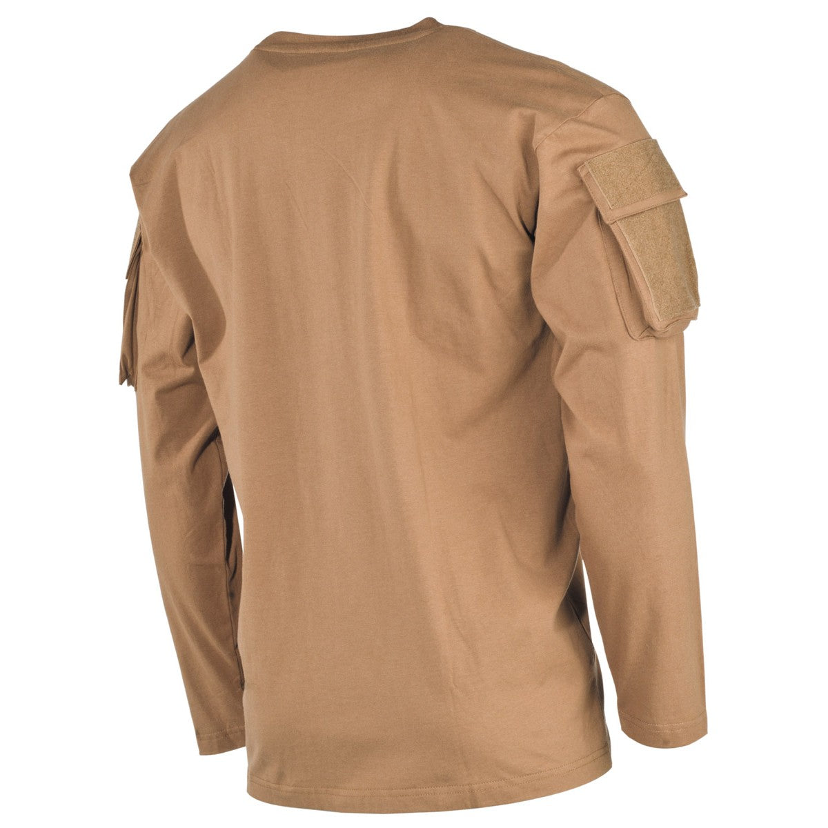 MFH Tactical T-Shirt Long Sleeve With Arm ID Panels Coyote