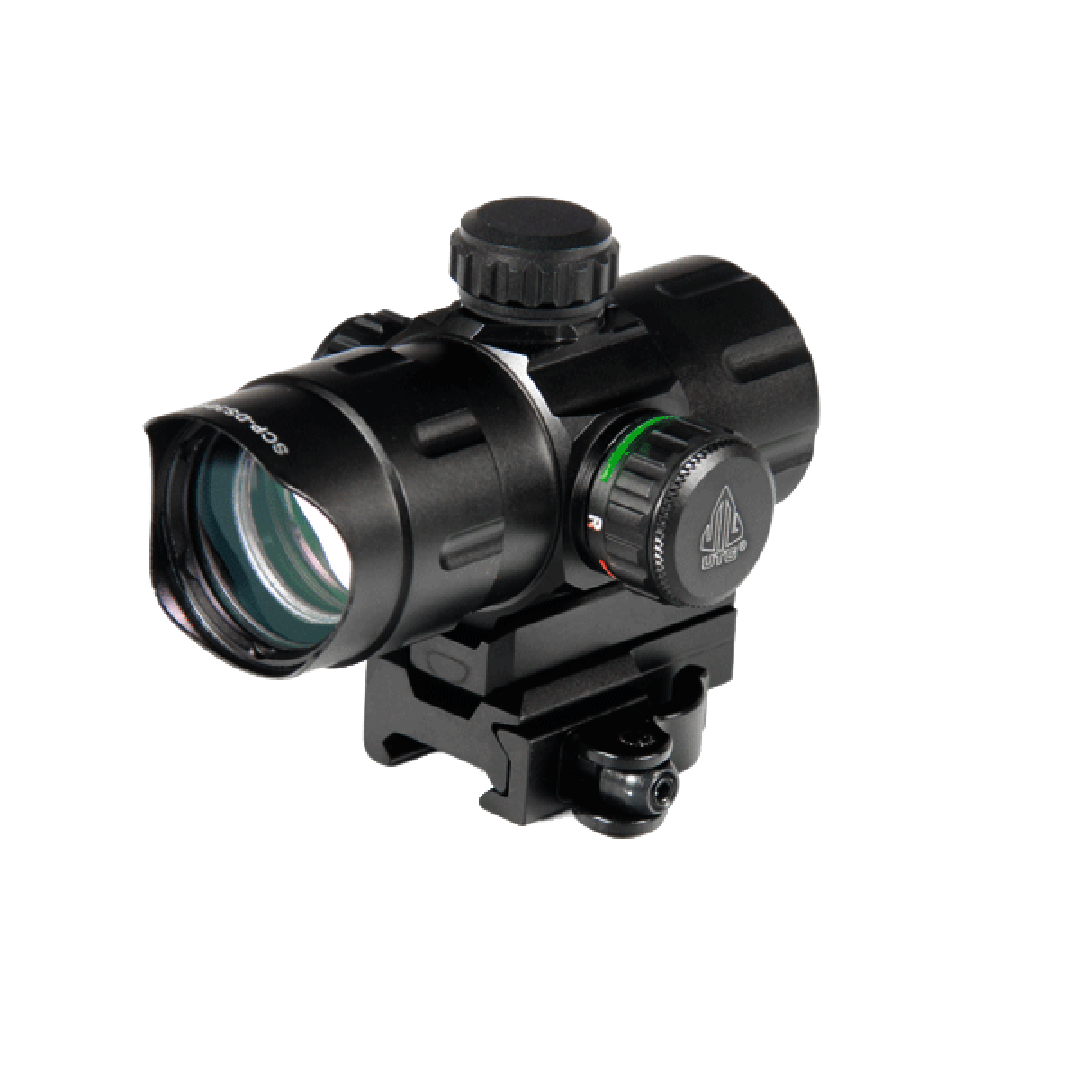 UTG 4.2" ITA Red Green Scope CQB Dot QD Mount Black