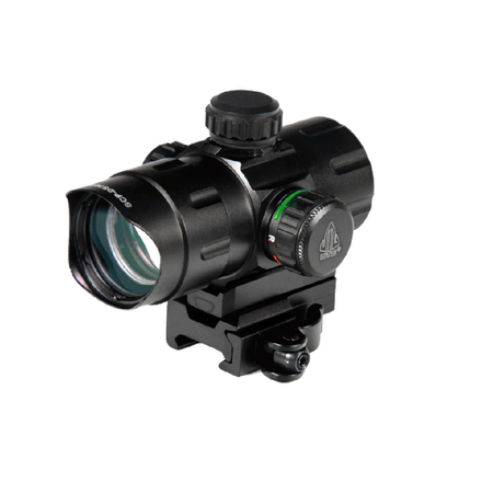 UTG 4.2" ITA Red Green Scope CQB Dot QD Mount Black