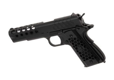 WE HEX 1911 Green Gas Pistol Black