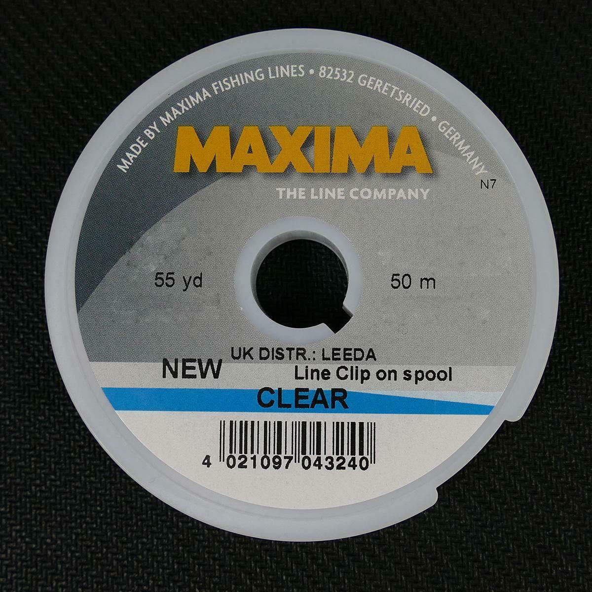 Maxima Fishing Line Clear 50m Spool