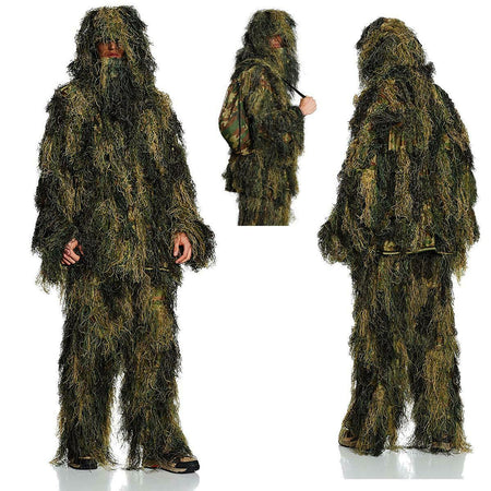 Mil-Tec Ghillie Suit 4 Piece Woodland