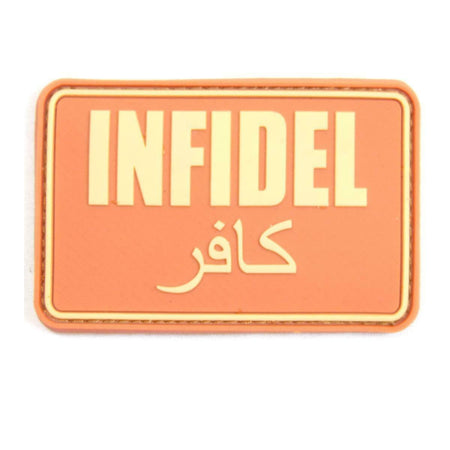 PVC Infidel Patch Rubber PVC Moral 