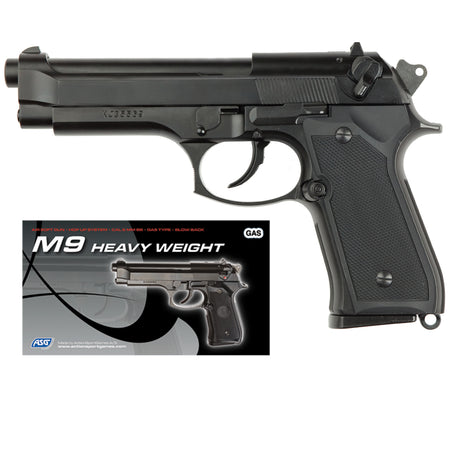 ASG Airsoft M9 Pistol GBB Green Gas