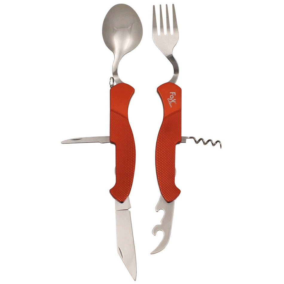 Fox Pocket Camping Knife Cutlery Set 6 in 1